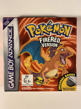 Load image into Gallery viewer, Pokemon Fire Red Version Boxed Nintendo Game Boy Advance