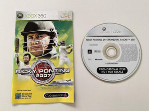 Ricky Ponting International Cricket 2007 Promotional Copy