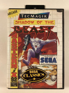 Shadow of the Beast Sega Master System PAL