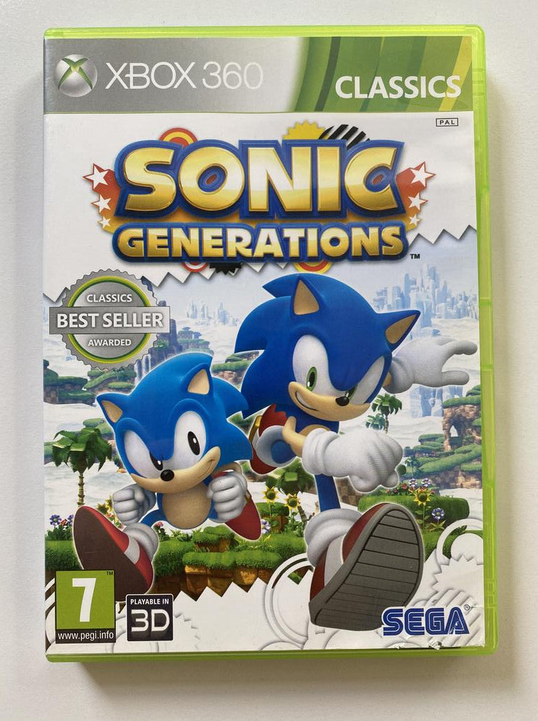 Sonic Generations Microsoft Xbox 360