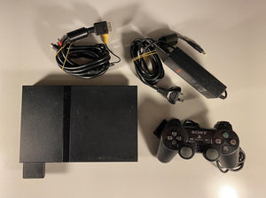 Sony PlayStation 2 PS2 Slim Console Bundle Black PAL SCPH-70002