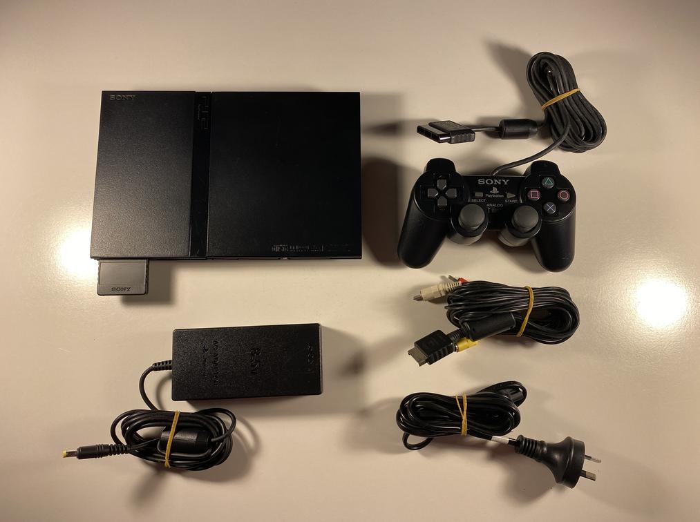 PlayStation 2 Console Slim - Black Bundle