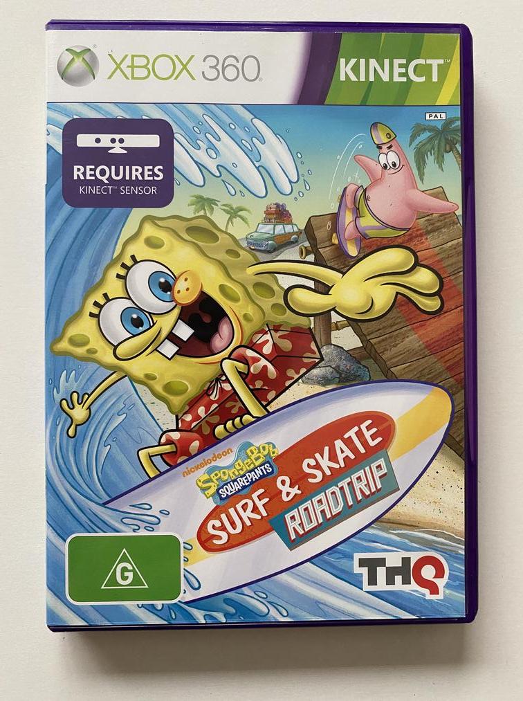 SpongeBob Squarepants Surf & Skate Roadtrip Microsoft Xbox 360