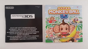 Super Monkey Ball 3D Case and Manual Only