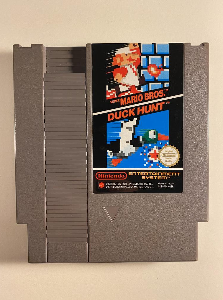 Super Mario Bros and Duck Hunt Nintendo NES PAL