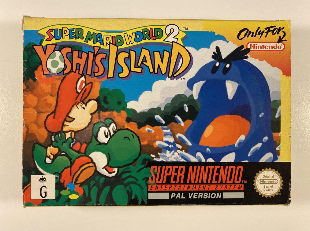 Super nintendo super mario world 2 deals