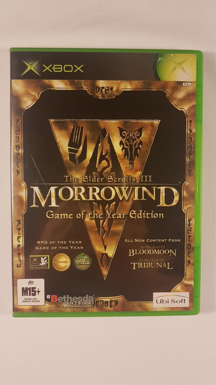 The Elder Scrolls III Morrowind Game Of The Year Edition