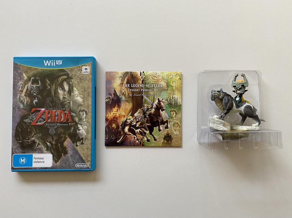The Legend of Zelda Twilight Princess HD with Amiibo and Soundtrack