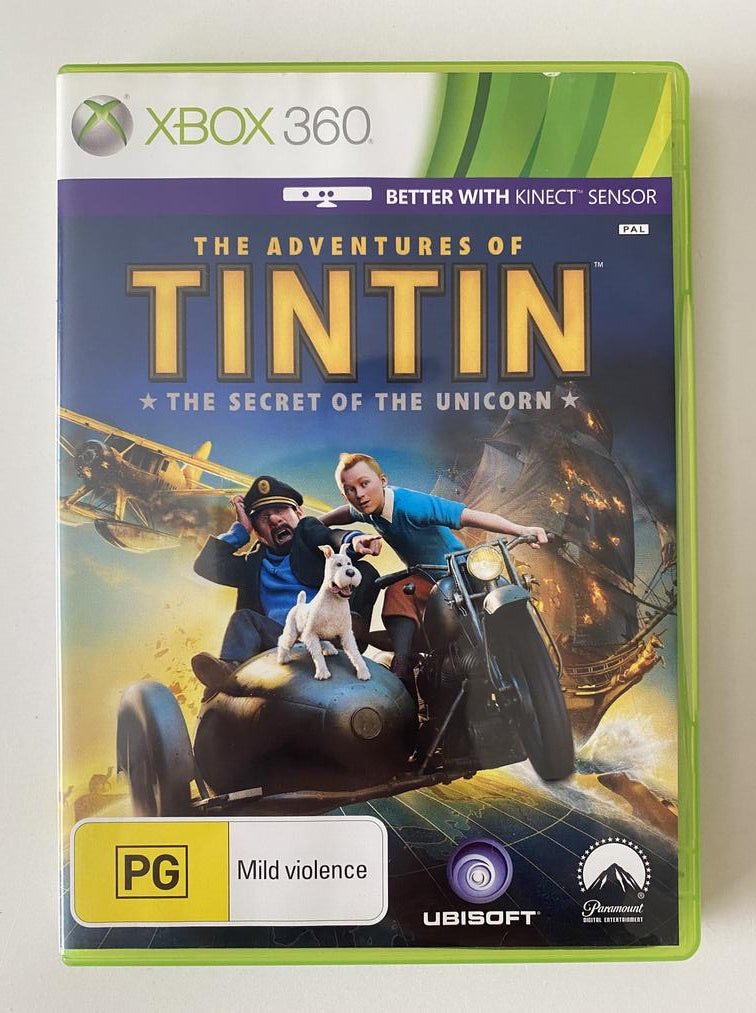 The Adventures of Tintin The Secret of the Unicorn Microsoft Xbox 360