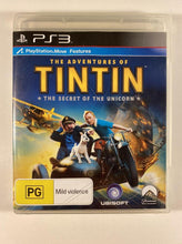 Load image into Gallery viewer, The Adventures of Tintin The Secret of the Unicorn Sony PlayStation 3