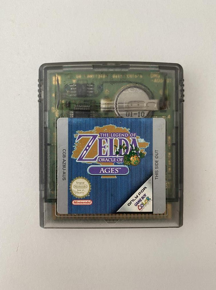 The Legend of Zelda Oracle of Ages Nintendo Game Boy Color