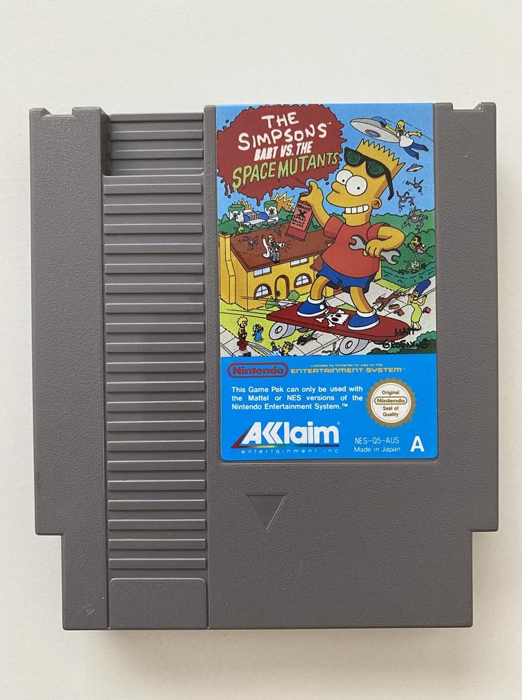 The Simpsons Bart vs. the Space Mutants Nintendo NES