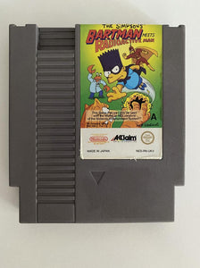 The Simpsons Bartman Meets Radioactive Man Nintendo NES