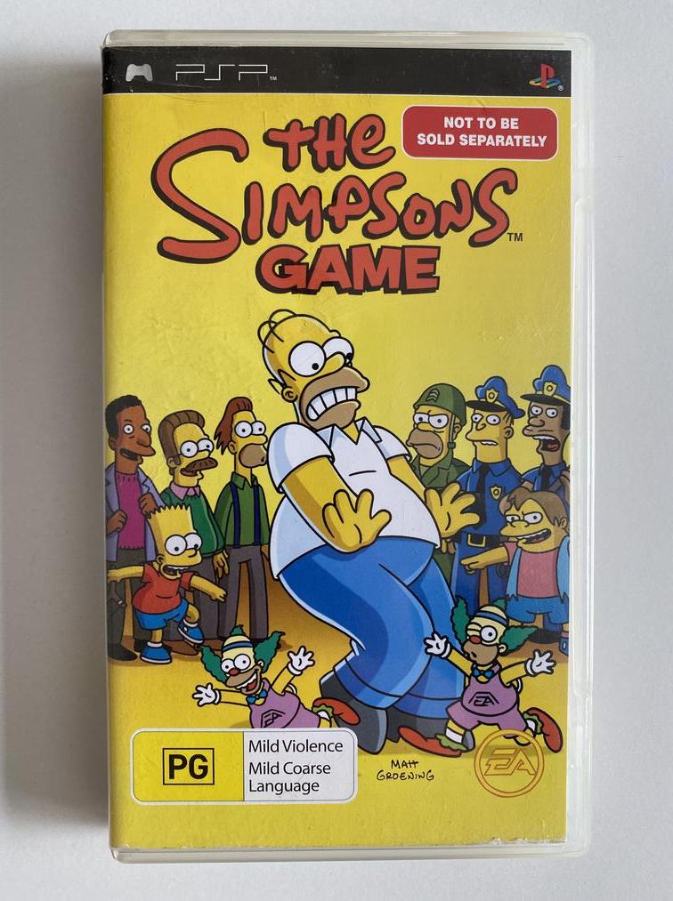 The Simpsons Game Sony PSP PAL