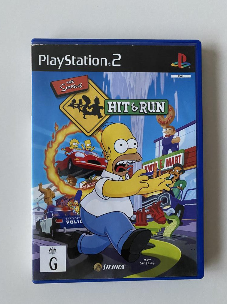 The Simpsons Hit And Run Sony PlayStation 2 PAL