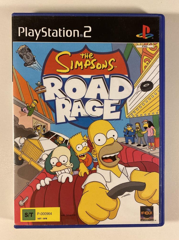The Simpsons Road Rage Sony PlayStation 2 PAL