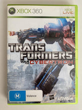 Load image into Gallery viewer, Transformers War For Cybertron Microsoft Xbox 360