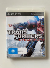 Load image into Gallery viewer, Transformers War for Cybertron Sony PlayStation 3