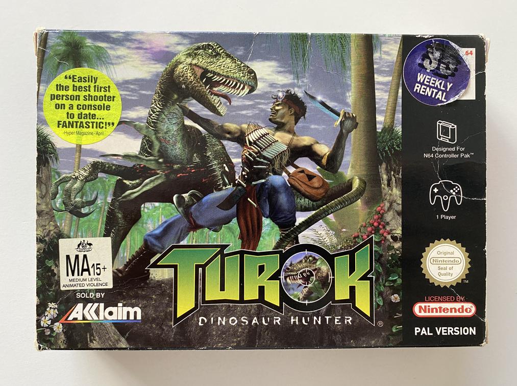 Turok Dinosaur Hunter Boxed (Nintendo 64) | GameFleets