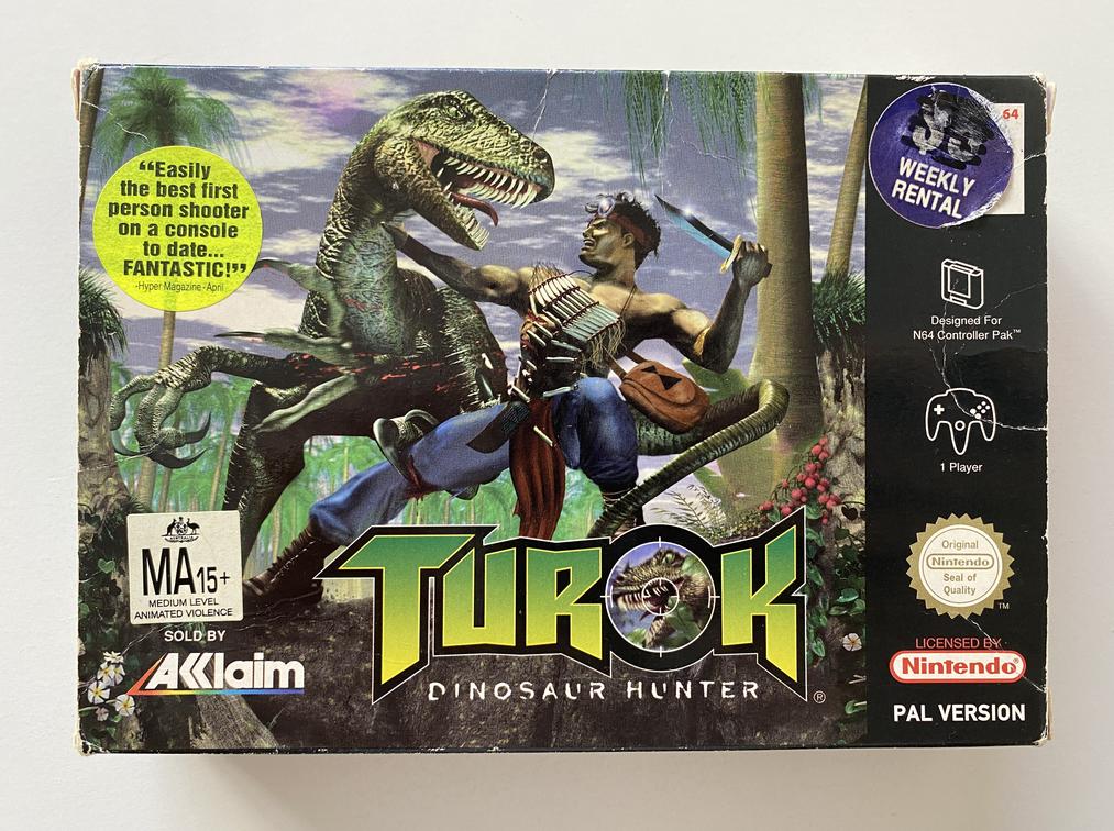 Turok Dinosaur Hunter Boxed Nintendo 64