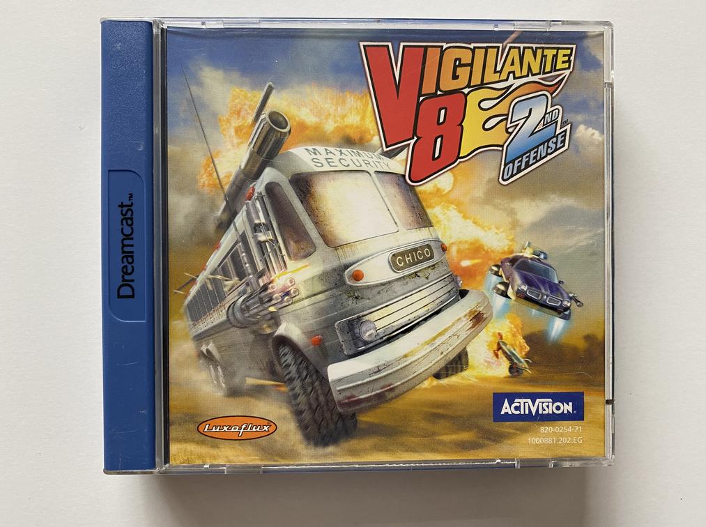 Vigilante 8 2nd Offense Case and Manual Only No Game