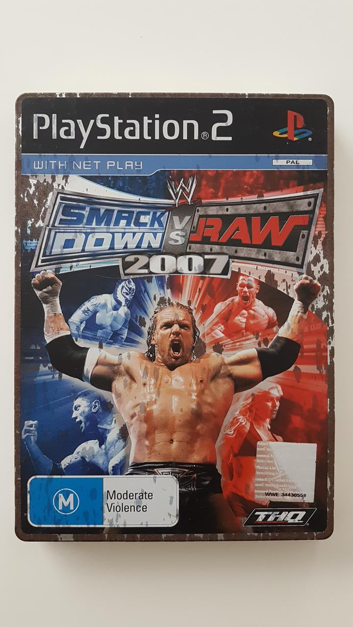 SMACKDOWN VS RAW 2007 GIOCO PLAY STATION 2 PLAY 2 VIDEOGAME - Foto 4
