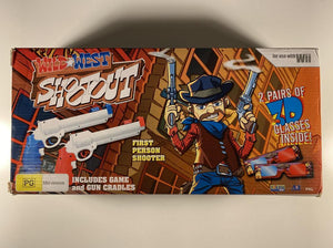 Wild West Shootout Guns, Game and 3D Glasses Nintendo Wii