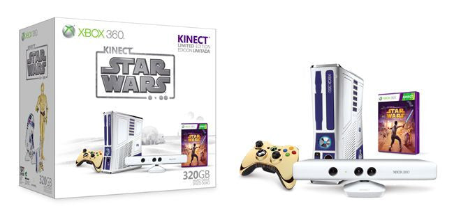 Xbox 360 320GB Slim Console Kinect Star Wars Limited Edition Boxed PAL #1