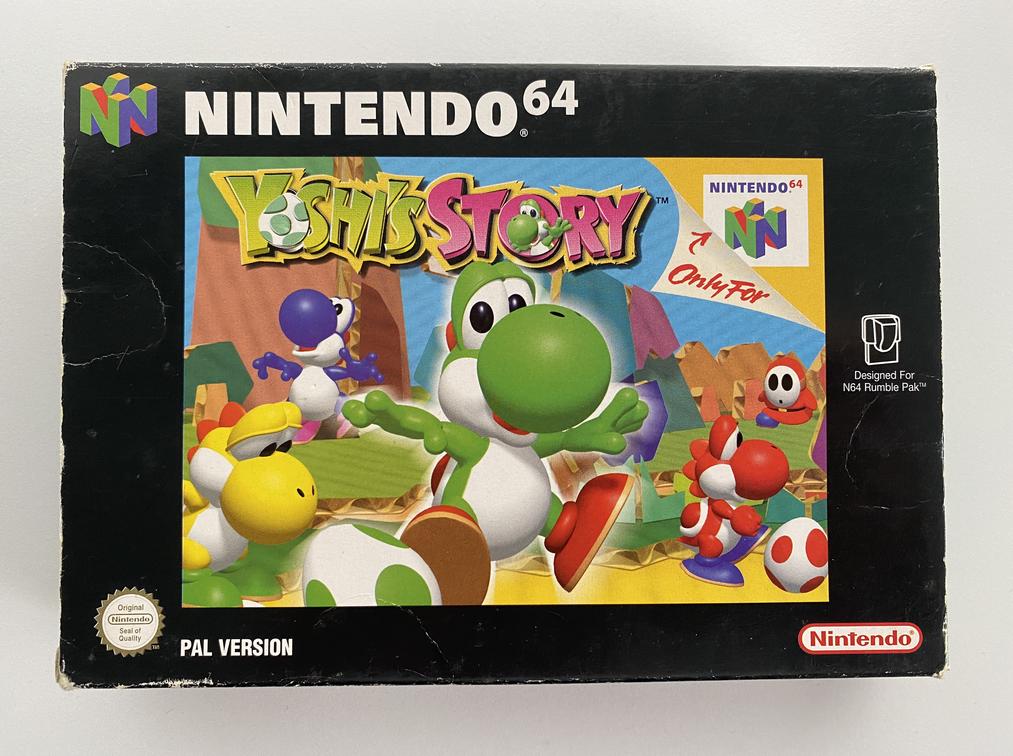 Game Yoshi's Island N64 Yoshi's Story Boxed (Nintendo 64