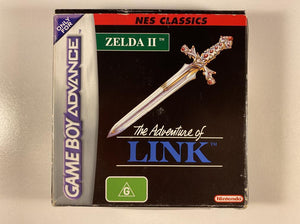 Zelda II The Adventure of Link Box and Manual Only No Game Nintendo Game Boy Advance