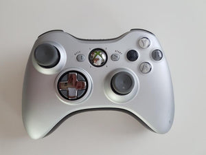 Microsoft Xbox 360 Wireless Controller - Silver Microsoft Xbox 360