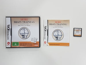 More Brain Training From Dr Kawashima How Old Is Your Brain? Nintendo DS