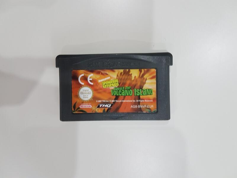 Spongebob And Friends Battle For Volcano Island Nintendo Game Boy Advance